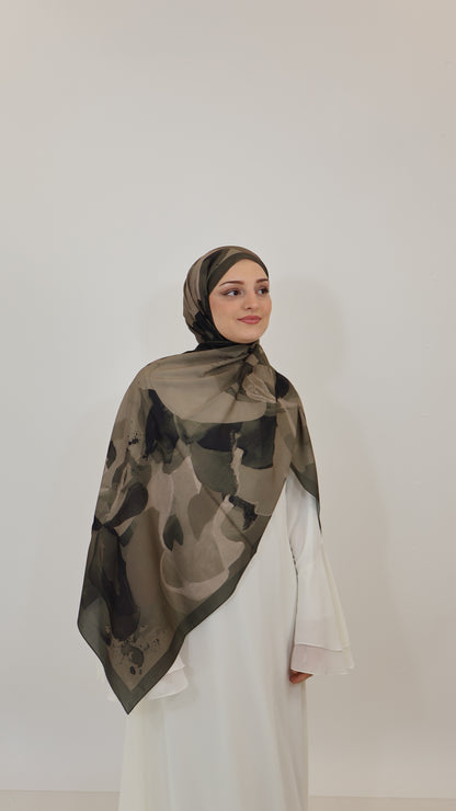 Leyli Scarf Dunkelgrün