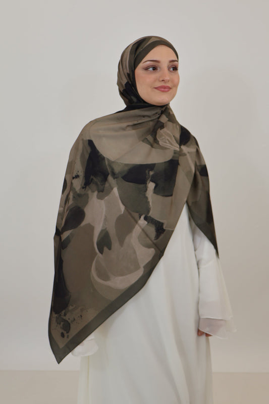 Leyli Scarf Dunkelgrün