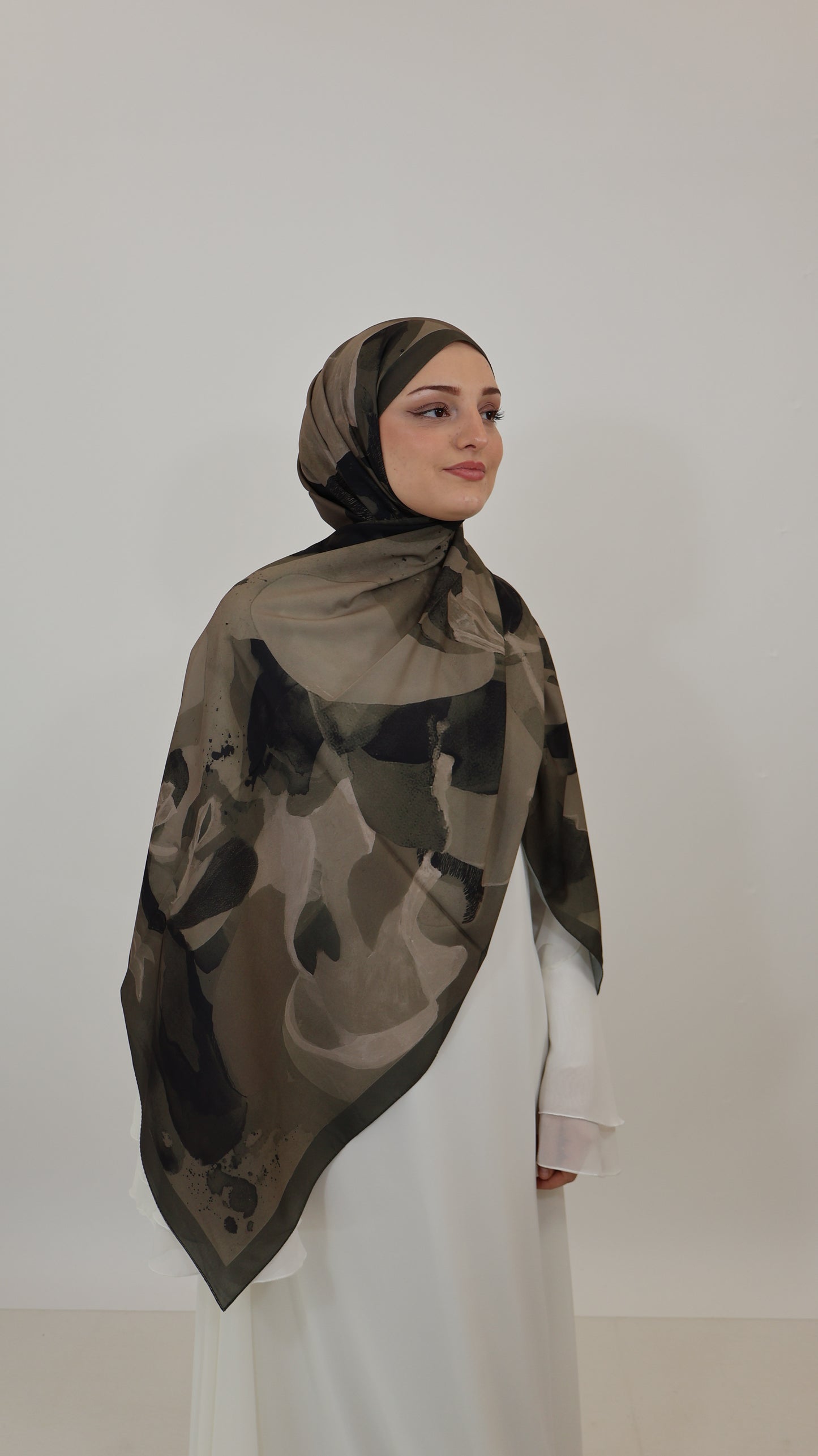 Leyli Scarf Dunkelgrün