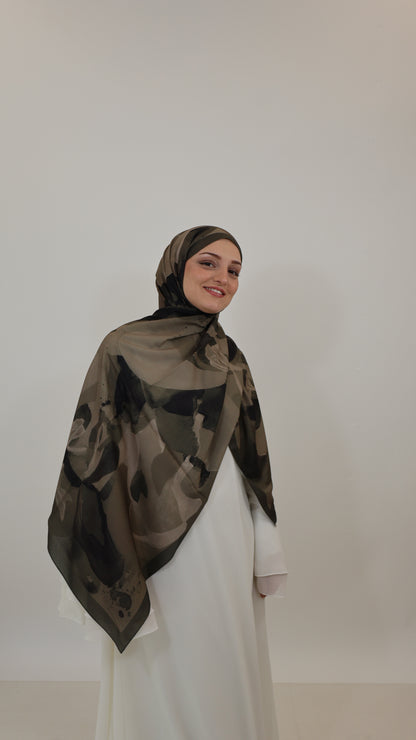 Leyli Scarf Dunkelgrün