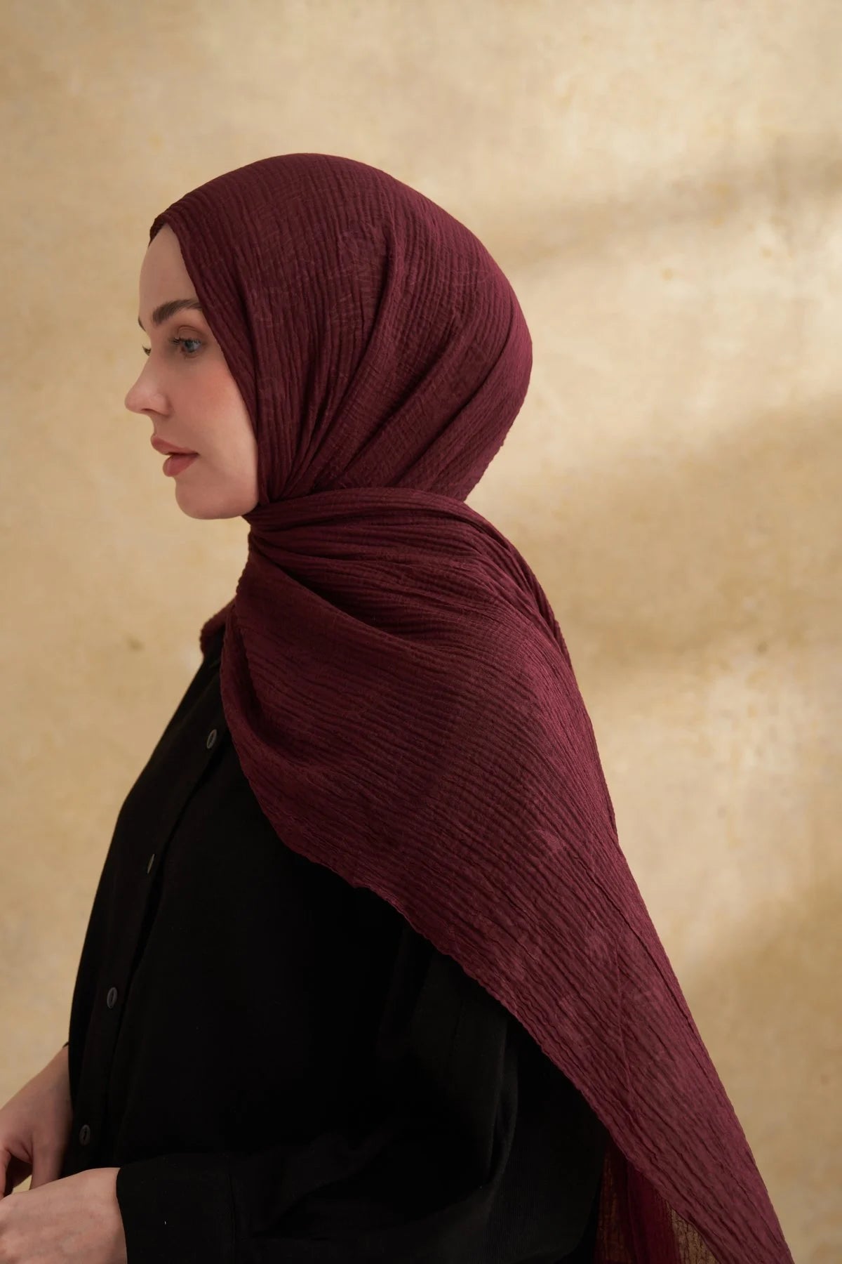 Musselin Blattmuster