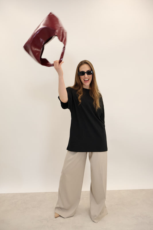 Basic T-Shirt Schwarz