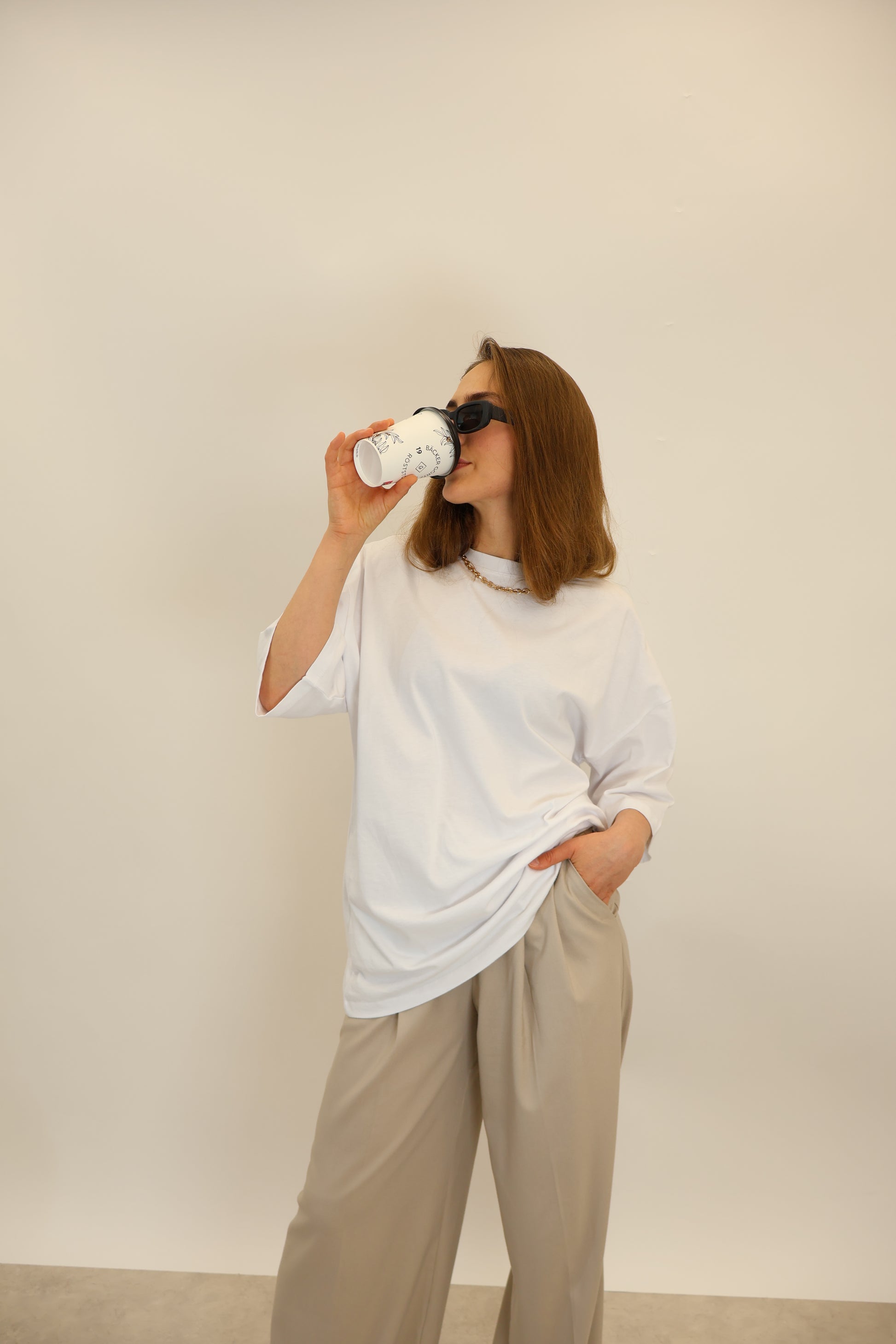 Basic T-Shirt Weiss