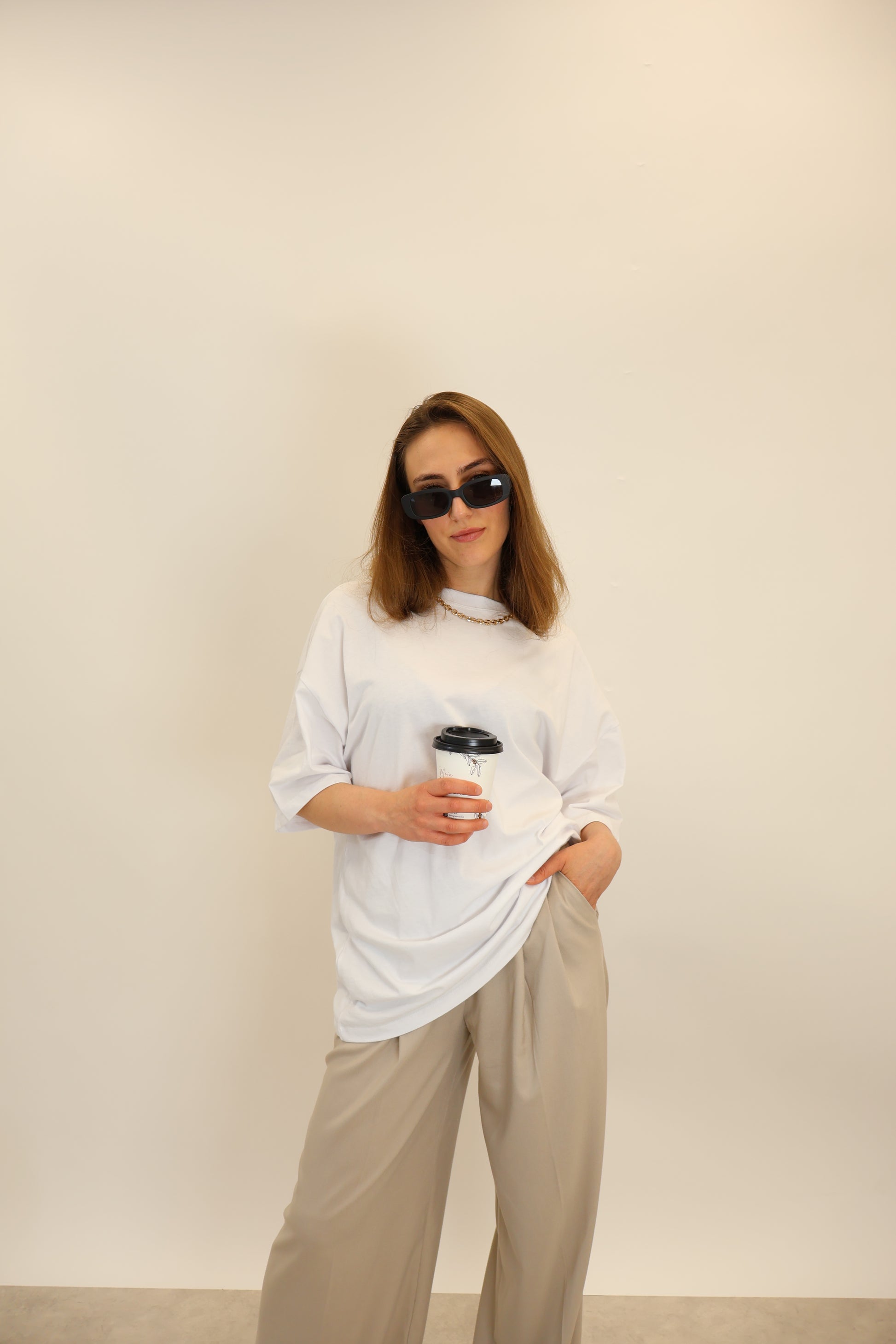 Basic T-Shirt Weiss