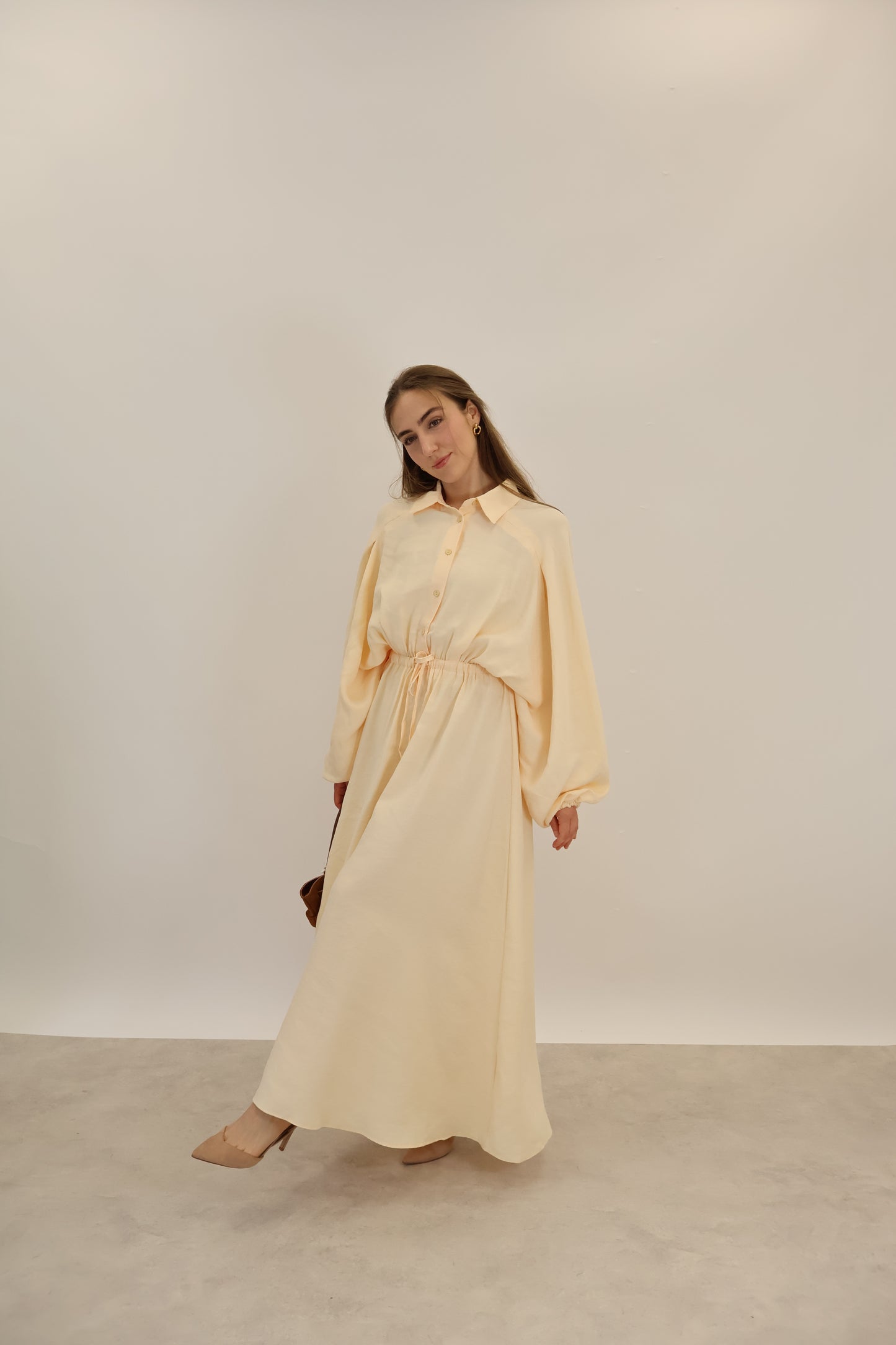 Farah Kleid Aprikose