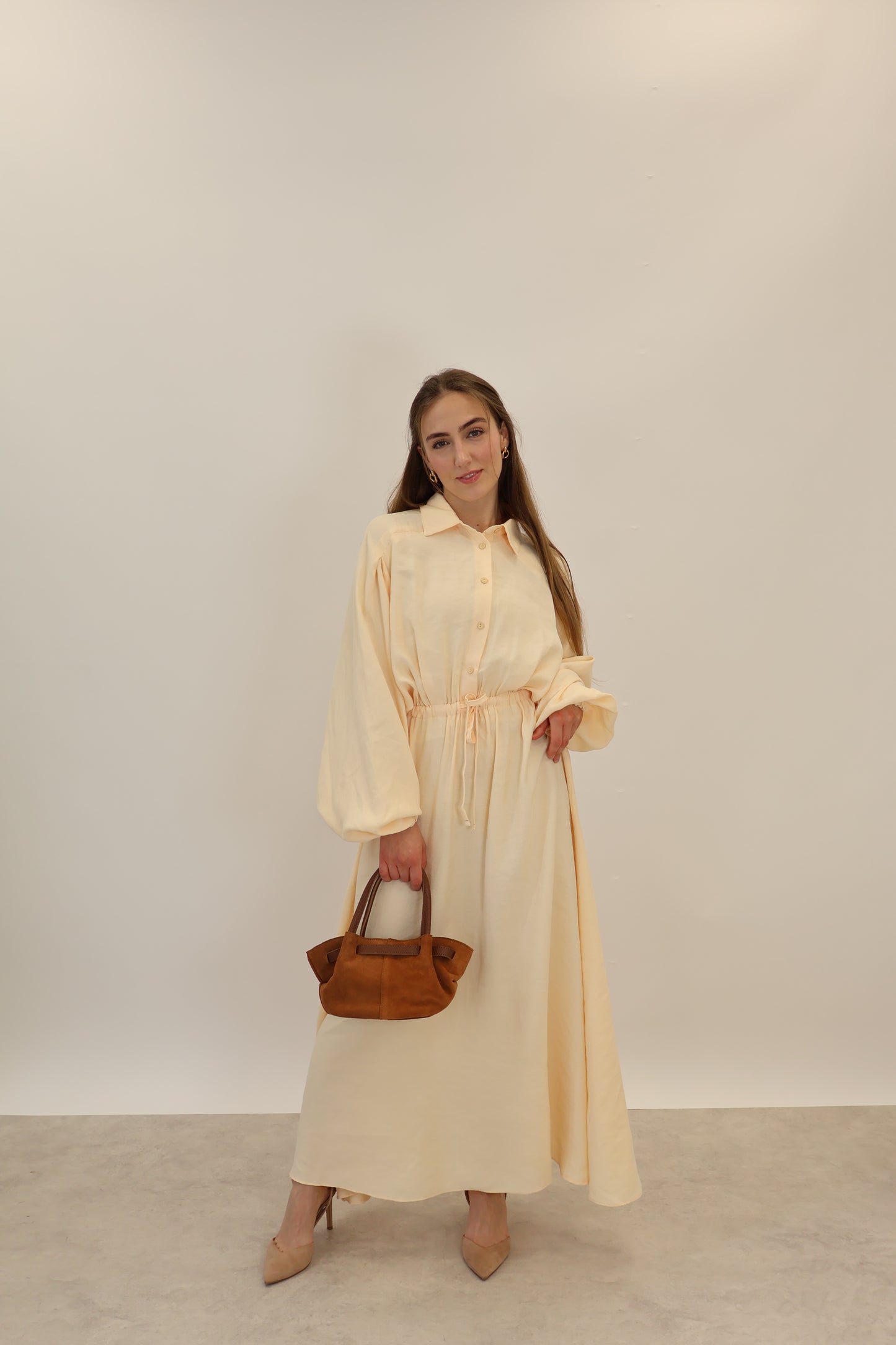 Farah Kleid Aprikose