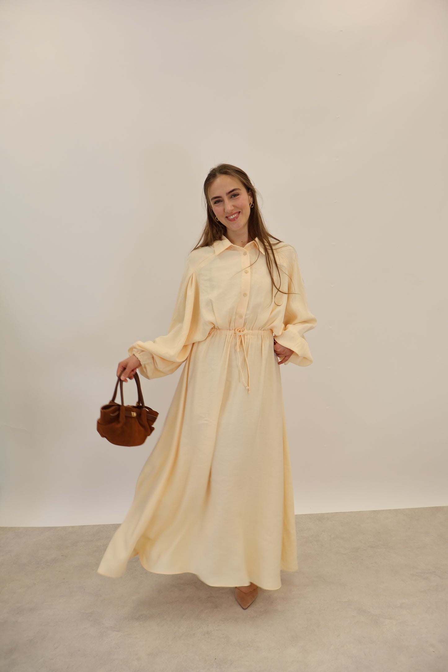 Farah Kleid Aprikose