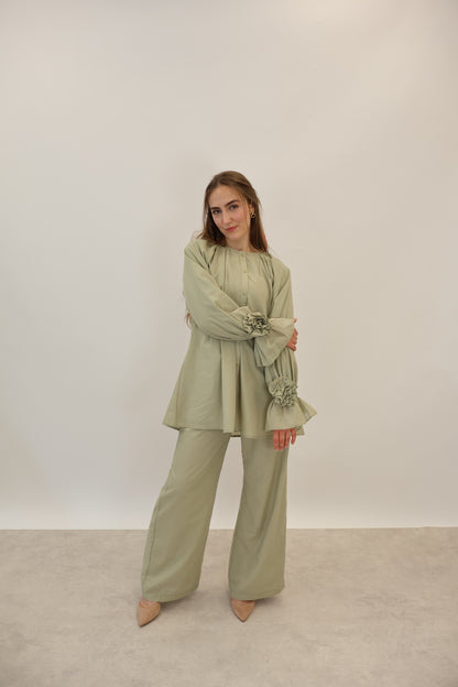 Rose Zwei-Teiler Grün