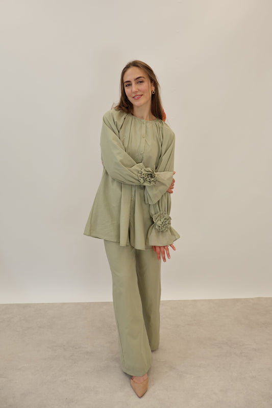 Rose Zwei-Teiler Grün