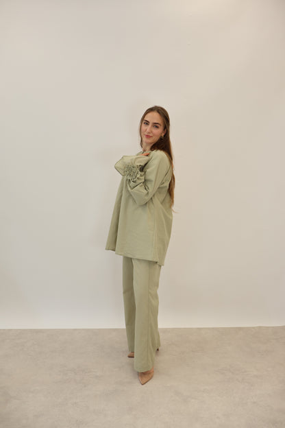 Rose Zwei-Teiler Grün