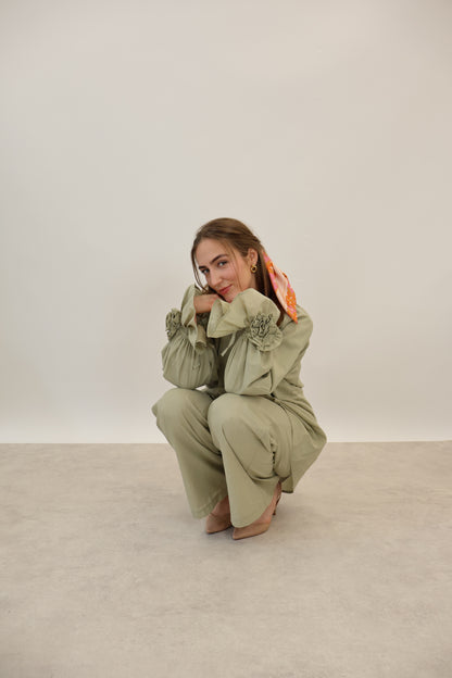 Rose Zwei-Teiler Grün