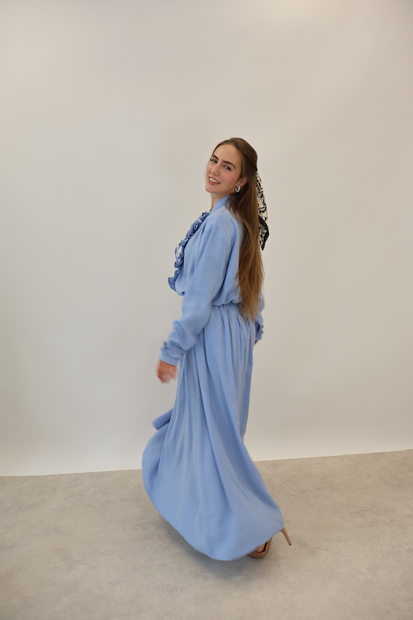 Volant Zwei-Teiler Blau