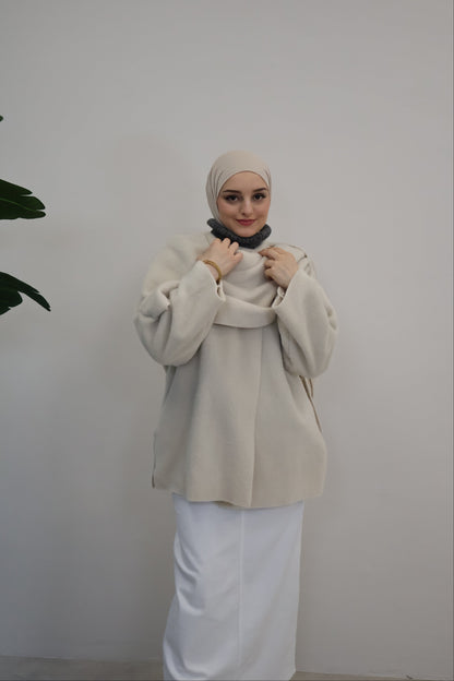 Ella Poncho Beige