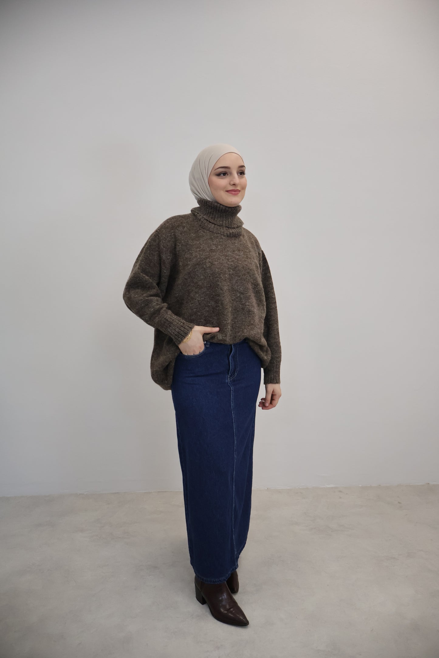 Jeansrock in Dunkelblau