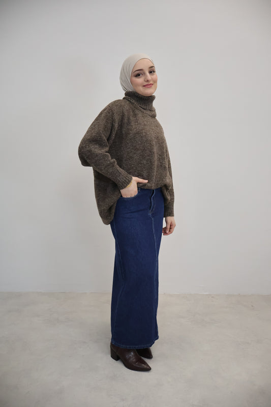 Jeansrock in Dunkelblau