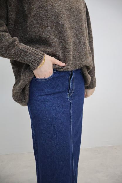 Jeansrock in Dunkelblau