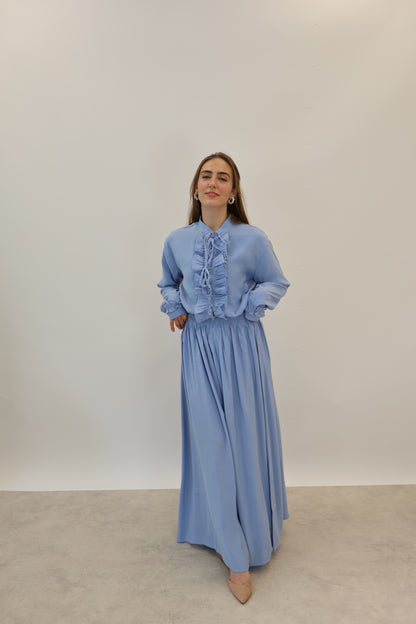 Volant Zwei-Teiler Blau