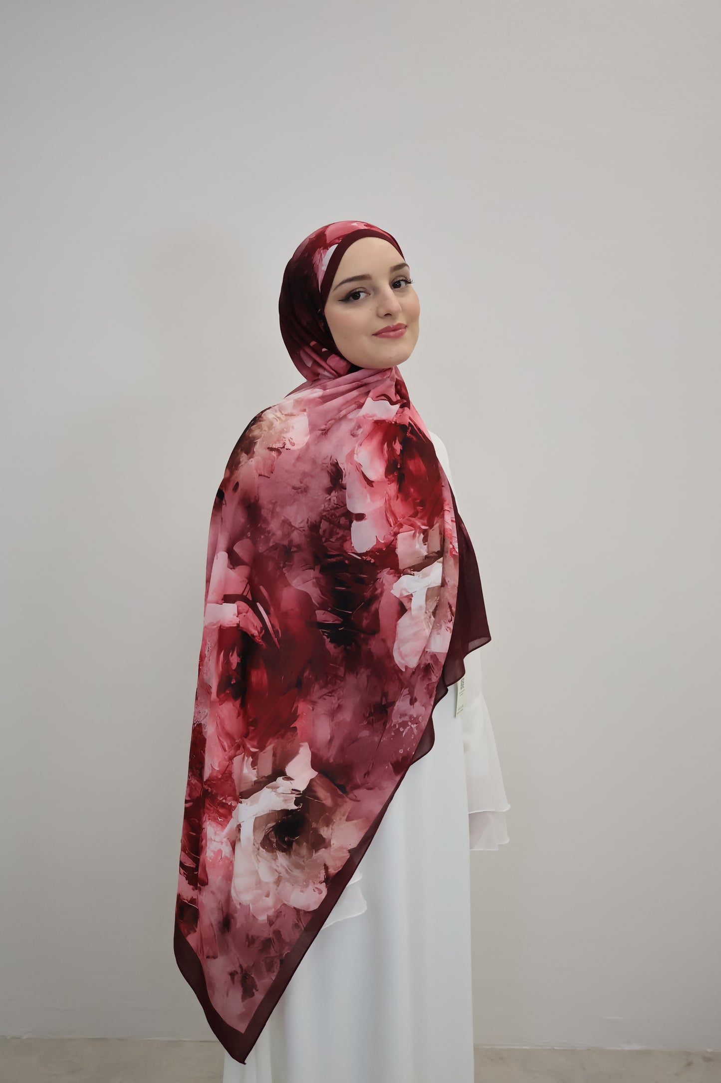 Layla Scarf Weinrot