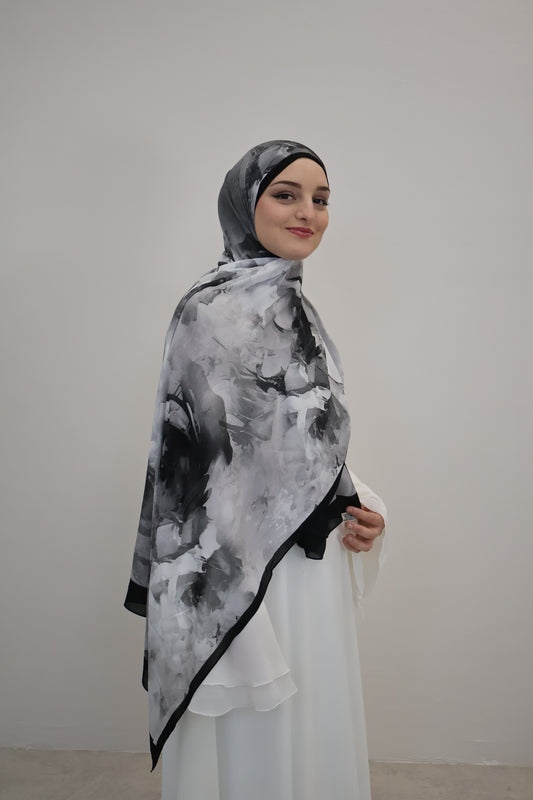 Layla Scarf Grau