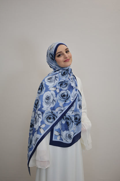 Rosa Scarf Blau