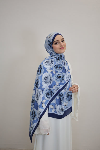 Rosa Scarf Blau