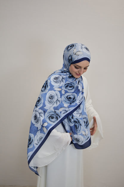 Rosa Scarf Blau