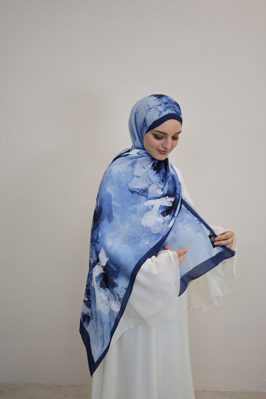 Layla Scarf Blau