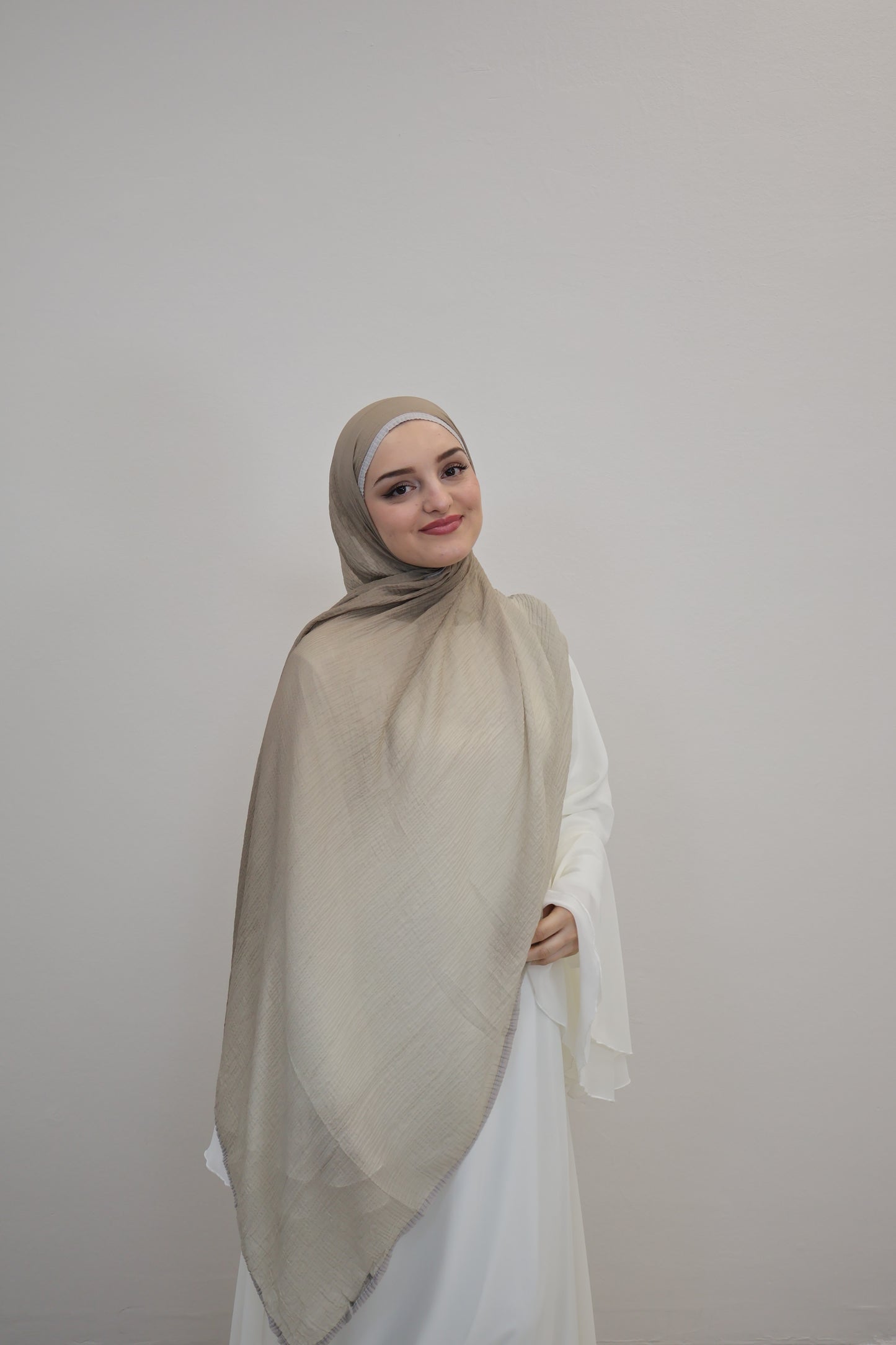 Musselin Zweifarbig Beige