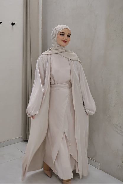 Glanz Abaya Beige