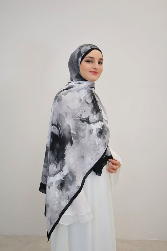 Layla Scarf Grau